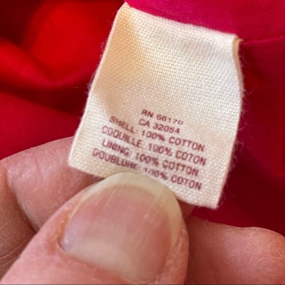 Anthropologie Maeve Fuchsia Pink Strapless 100% Cotton Dress Size 8 - Picture 11 of 13